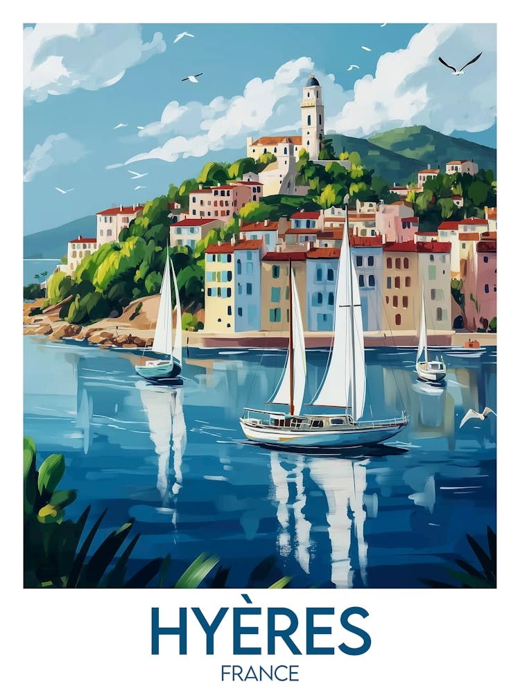 Reiseposter Hyères