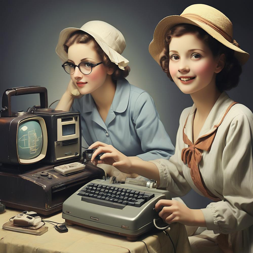 Vintage Frauen