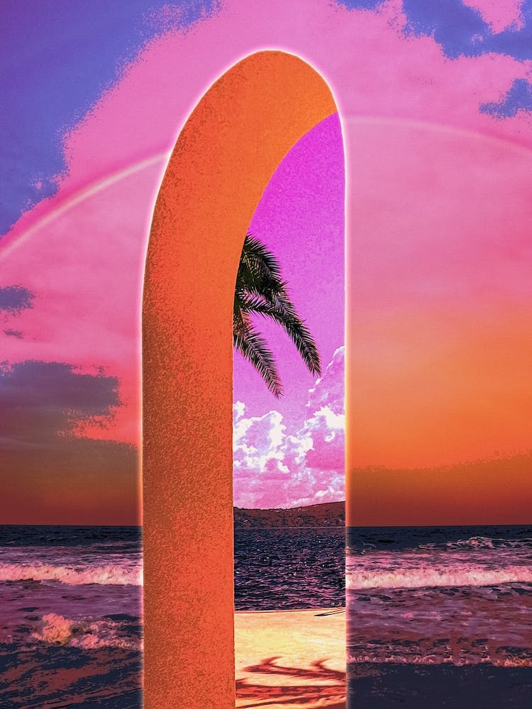 Portal Beach Ocean Scene