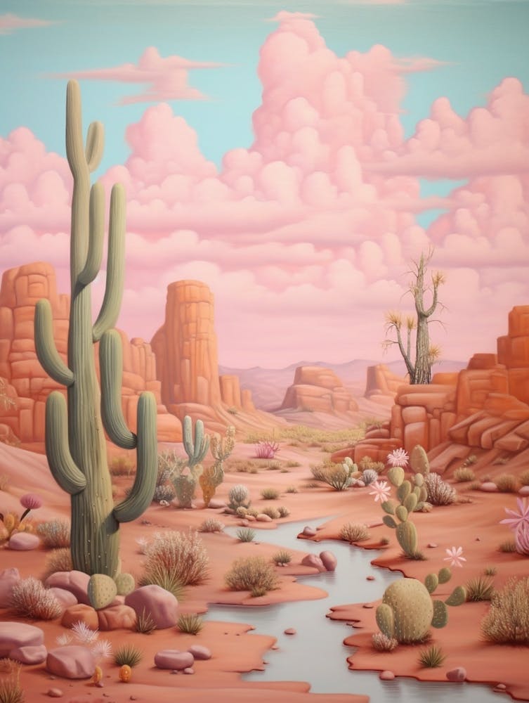 Cowgirl Pink Desert 2