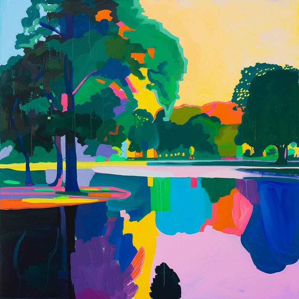 Abstract Park Collection Lumphini Park Bangkok Thailand 1