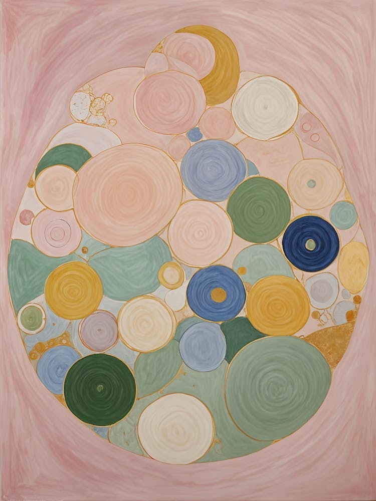 Abstract Pastel Circles no1
