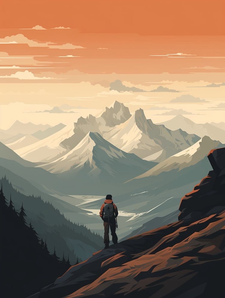 Long Range Traverse Canada 2 Hiking Trail Landscape