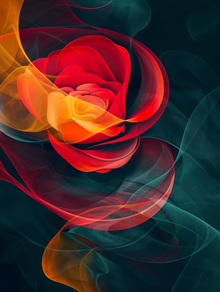 Abstract Rose