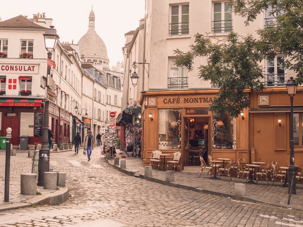 Montmartre Sunrise In Rue Norvins