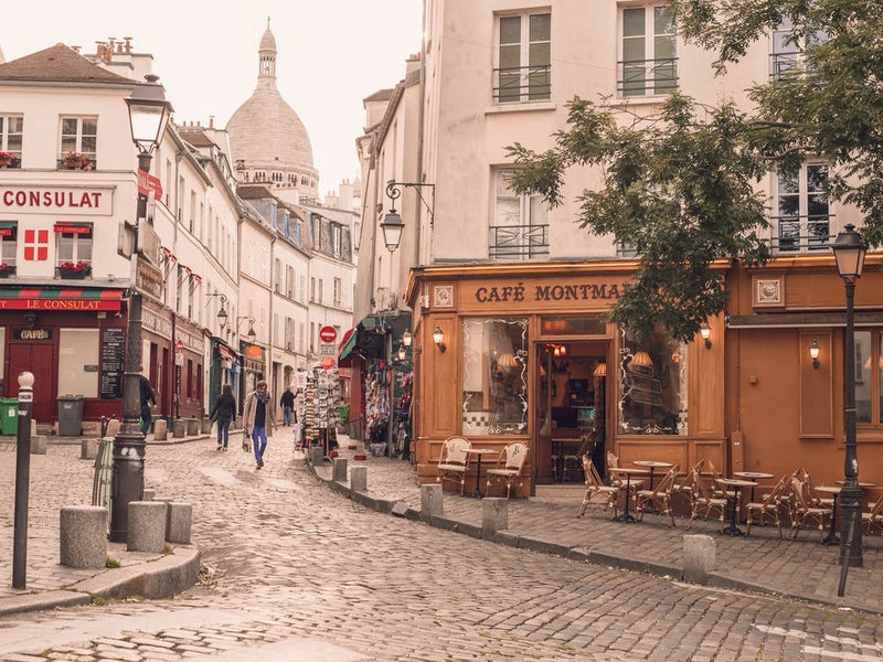 Montmartre Sunrise In Rue Norvins