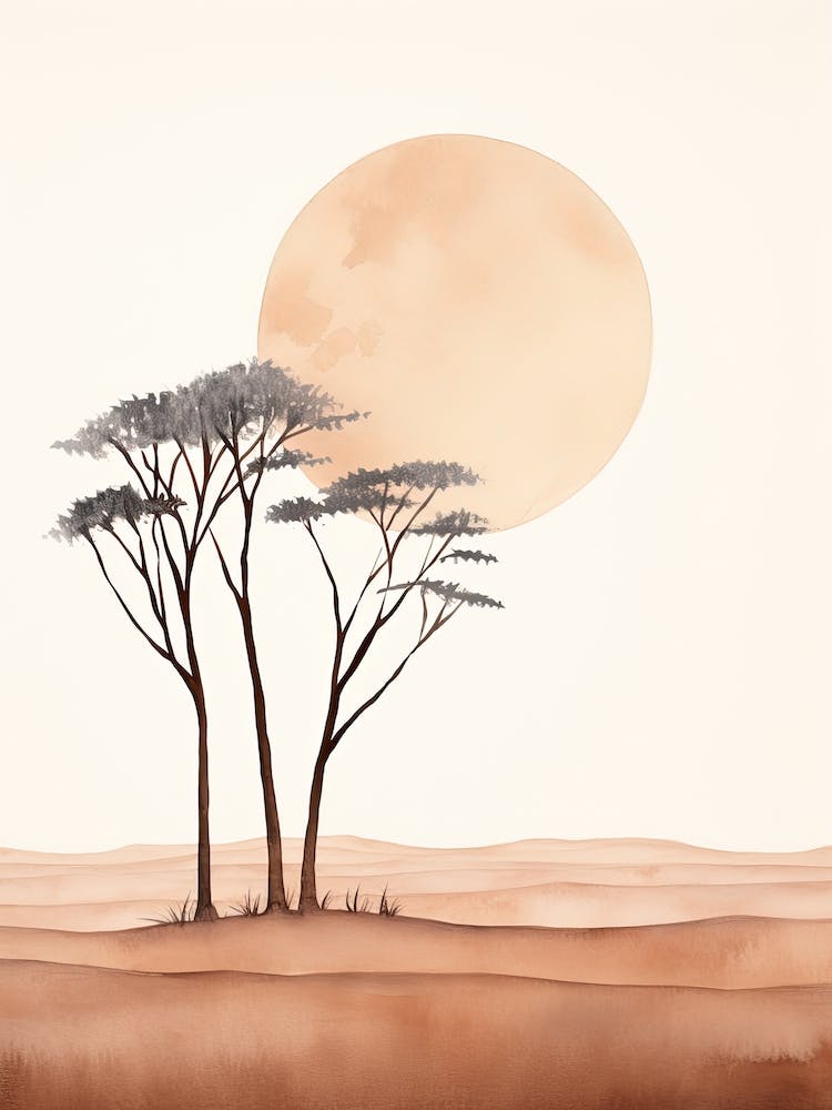 Watercolour Of Polihale State Park   Kauai Hawaii Usa 3