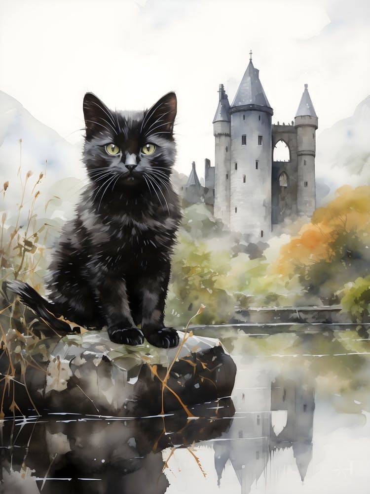 Irish Cats in Watercolor 10