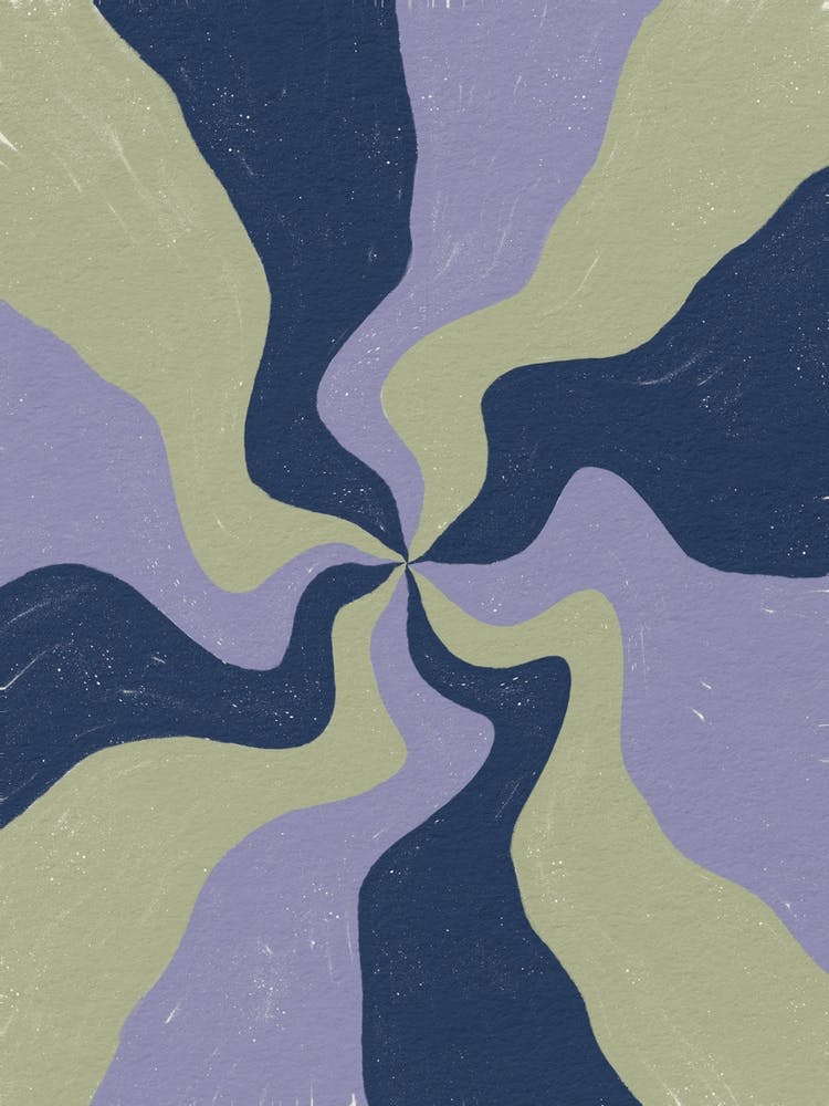 Abstract Swirl Art Colourful 1