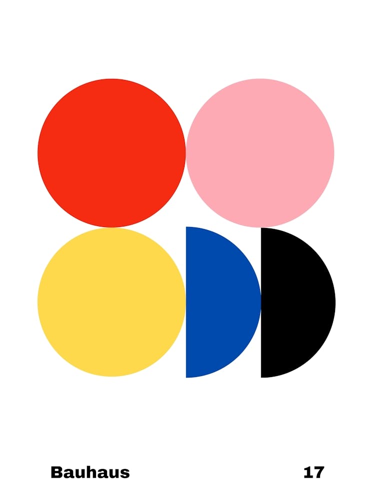Geometric Bauhaus Poster 17