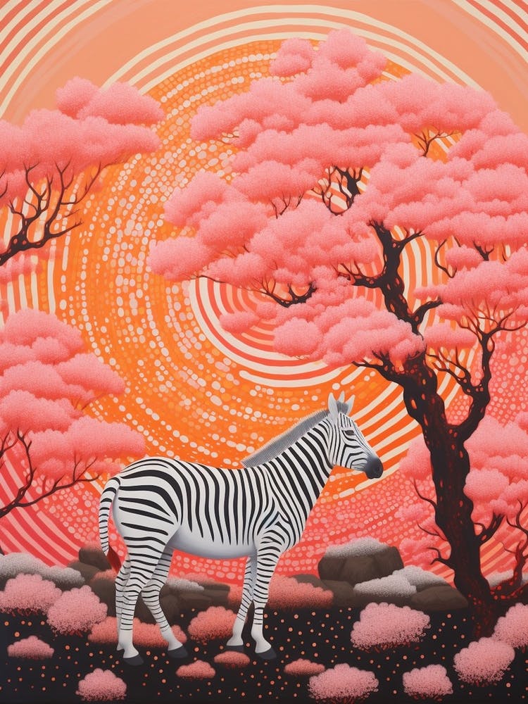 Zebra Under The Baobab Tree 3