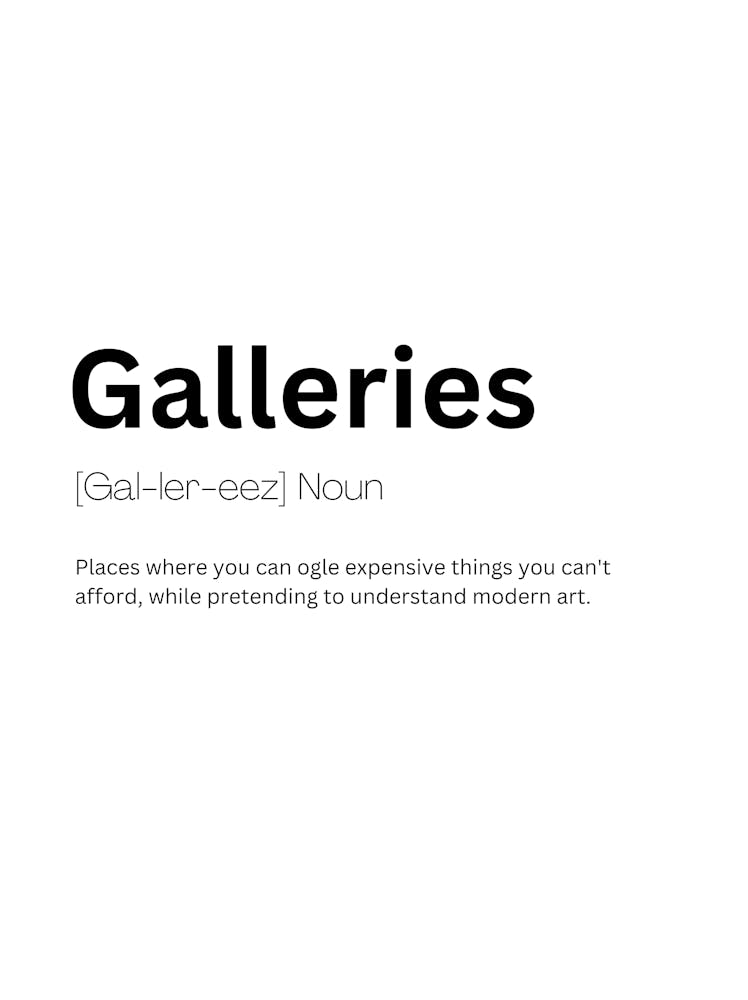 Galleries Definition Meaning 1