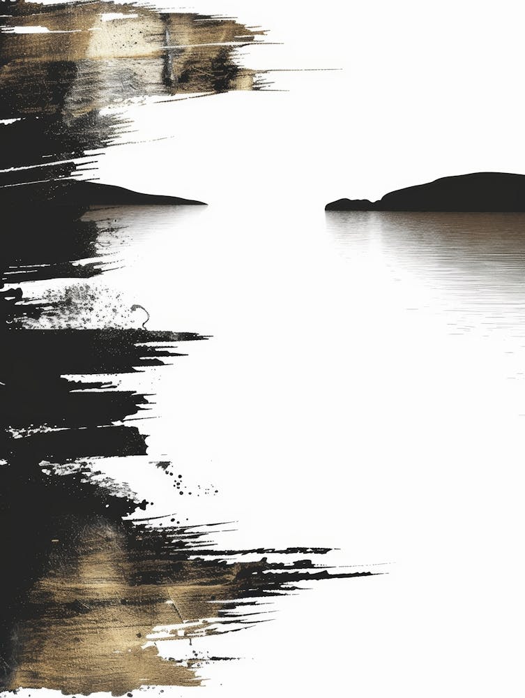 Abstract Of A Lake