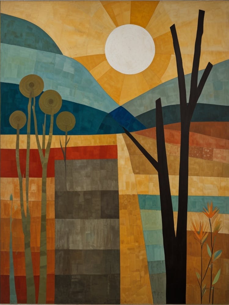 Landschaft mit Bäumen