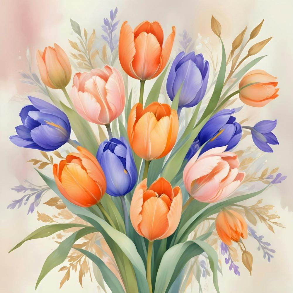 Bouquet Of Tulips