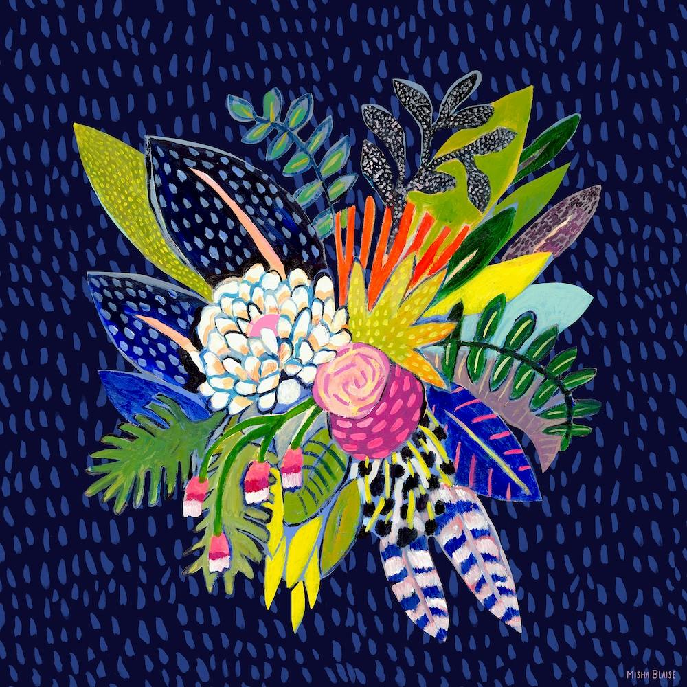 Night Glitter Square