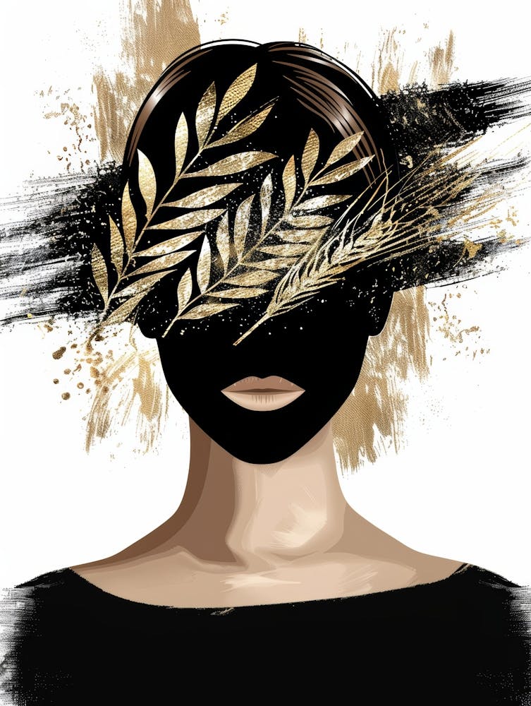 Gold Leaf Painting 5