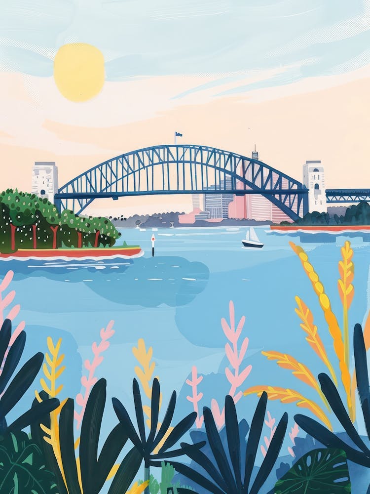 Travel Poster Happy Places Sydney 2