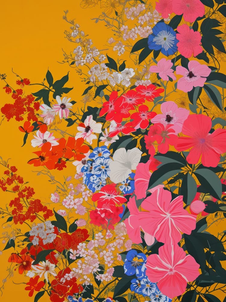 Hokusai  Great Japan Flowers Japanese 14
