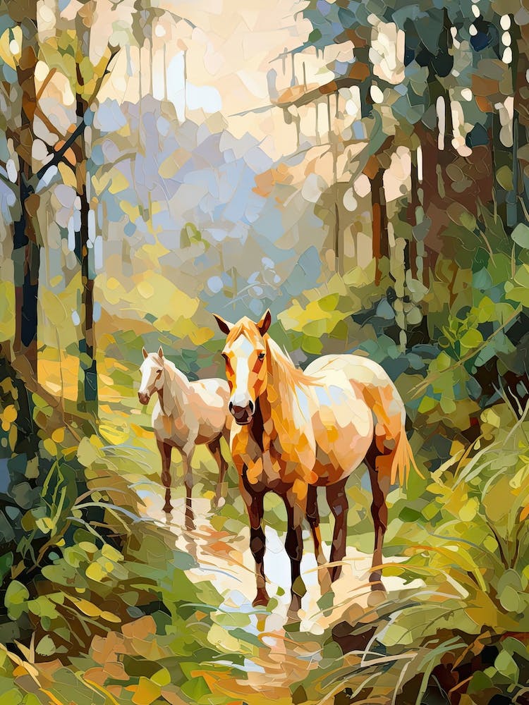 Horses Painting In Monteverde, Costa Rica 3