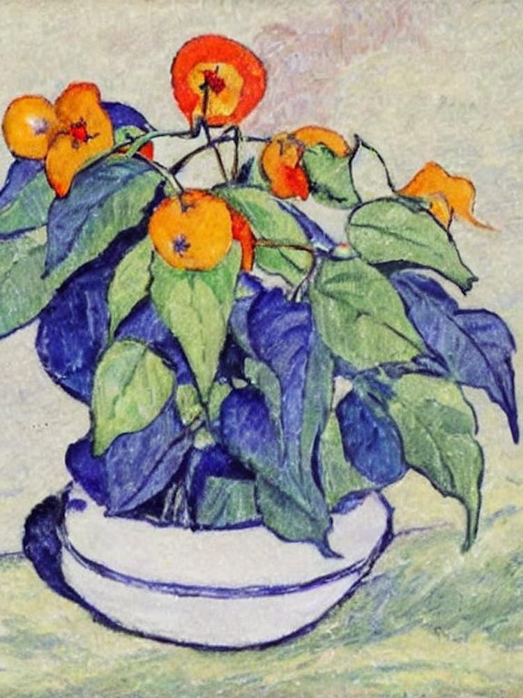 Physalis Vintage Sketch Fruit