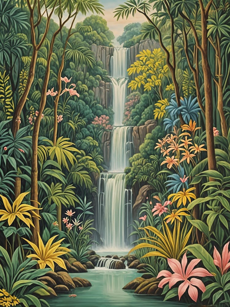 Waterfall In The Jungle 1
