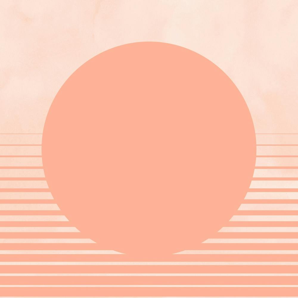 Pink Boho Modern Sunset