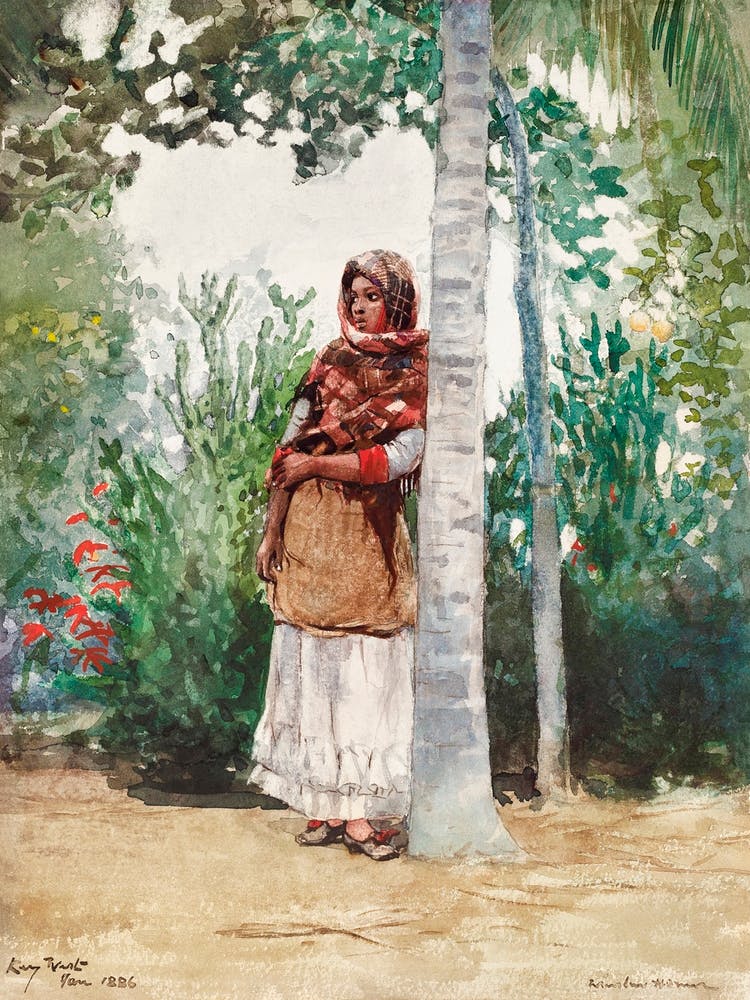 Unter einer Palme (1886), Winslow Homer