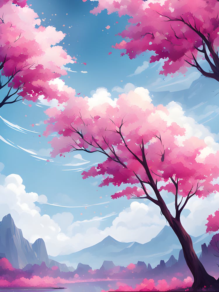 Sakura Trees 3