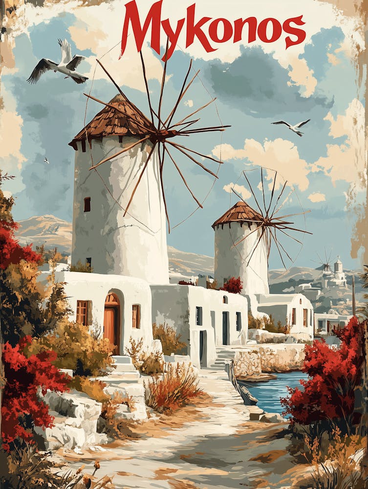 Mykonos Classic-style poster 1