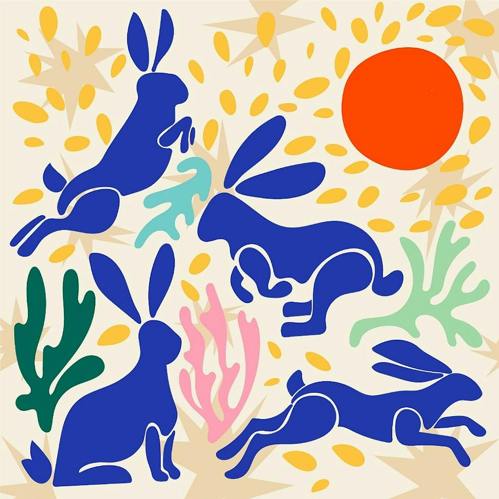 Rabbits In The Sun