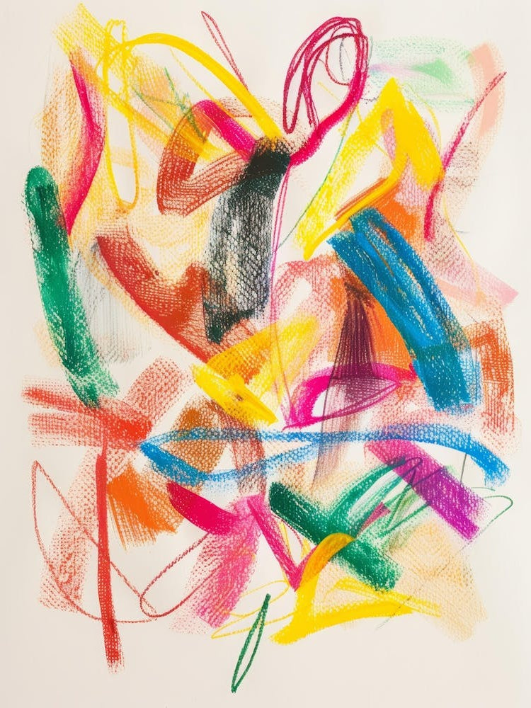 Abstract Brushstrokes 43