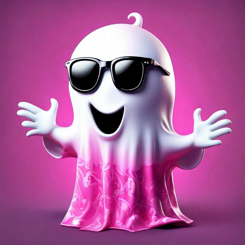 Ghost With Sunglasses