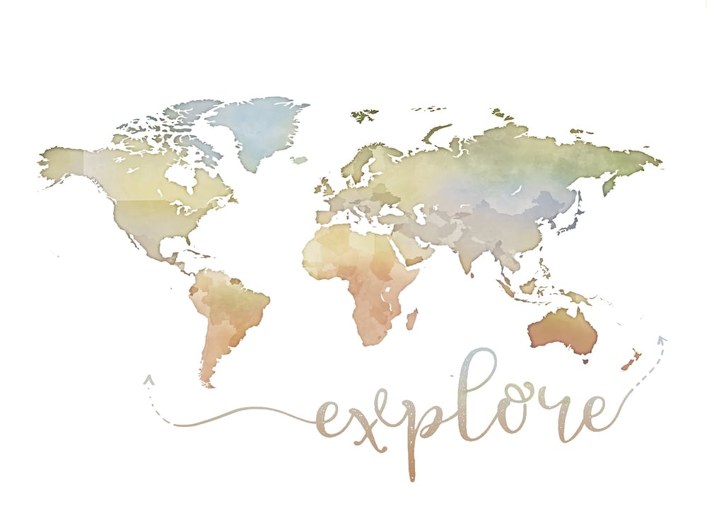 World Map Explore No 266