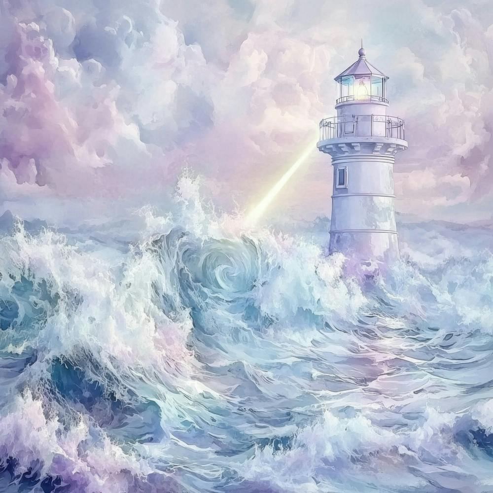 Lighthouse In The Storm 5