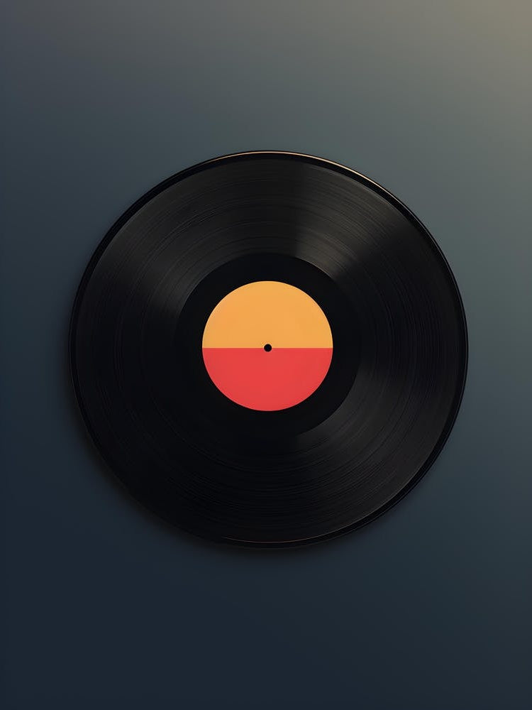 Dark Vinyl Record