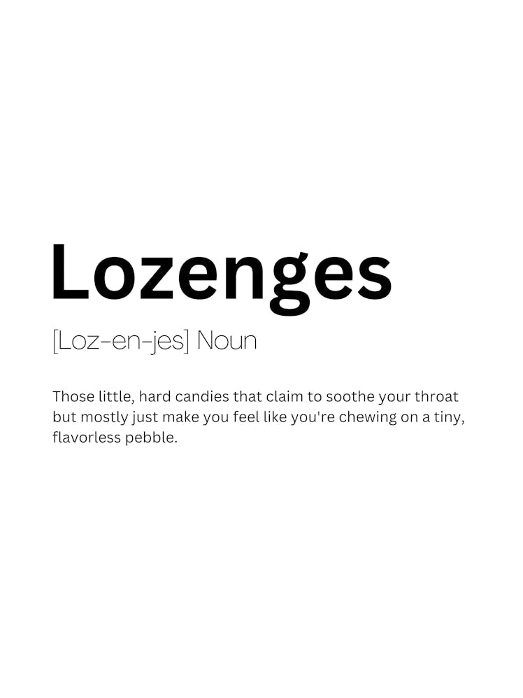 Lozenges Definition Meaning
