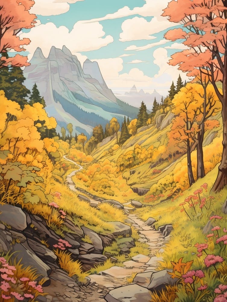 Annapurna Circuit Nepal 1 Hike Illustration