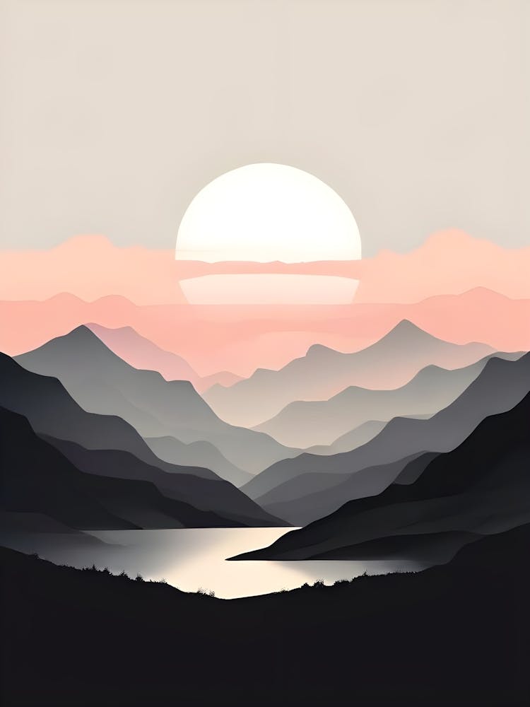 Sunset In The Mountains 24
