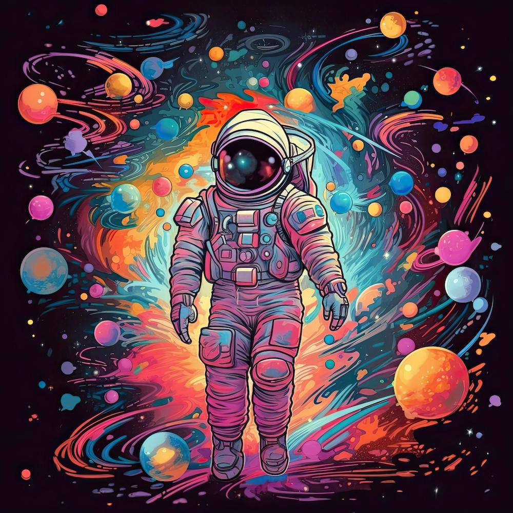 Astronaut Illustration 3