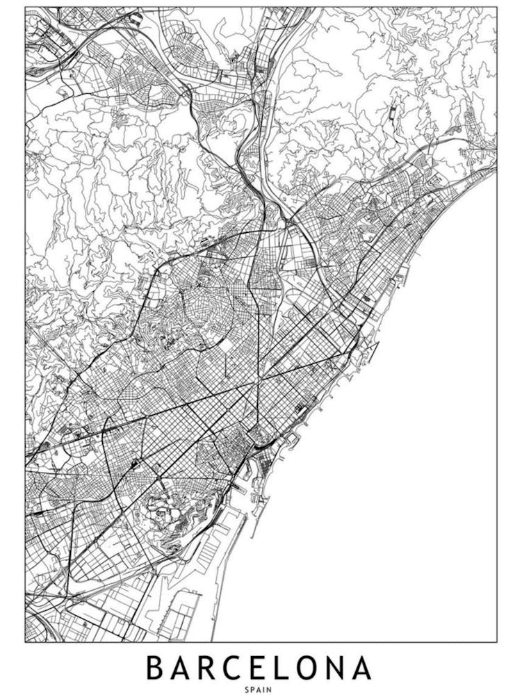 Map Barcelona