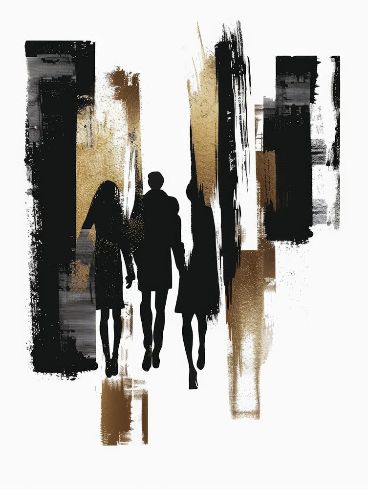 Three People Canvas Print