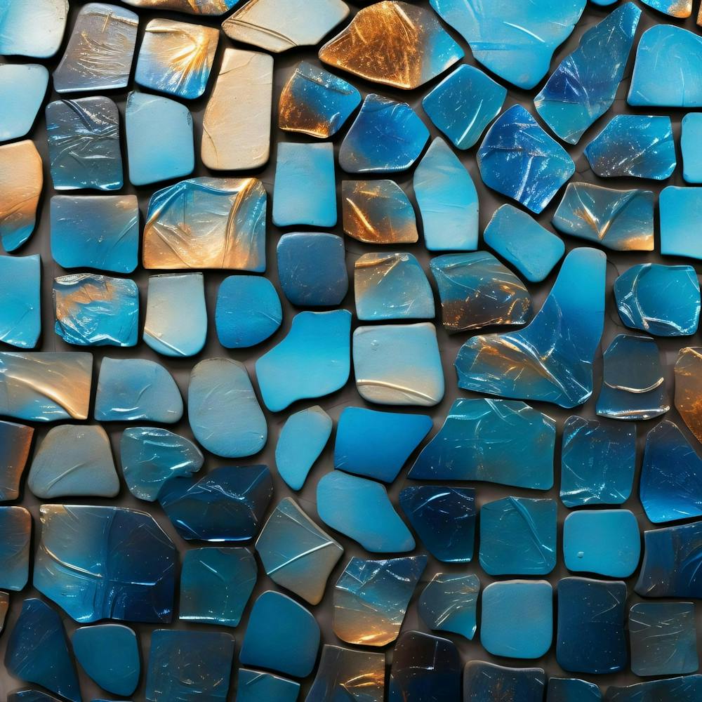 Photography Of The Texture Of A Mosaic Of Glass