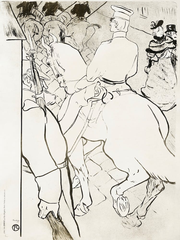 Babylone D’Allemagne (1894), Henri de Toulouse-Lautrec