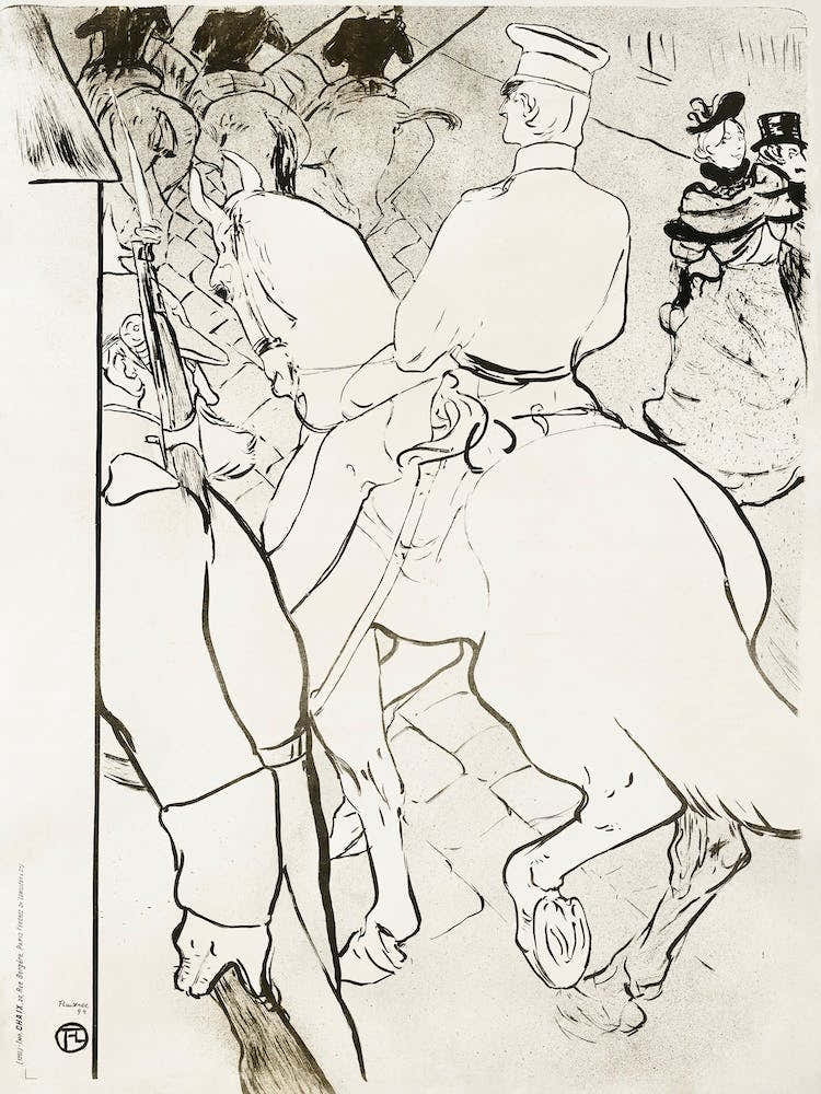Babylone D’Allemagne (1894), Henri de Toulouse-Lautrec