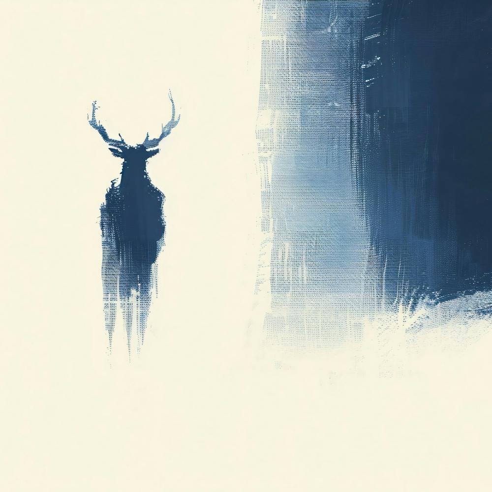 Deer In The Snow