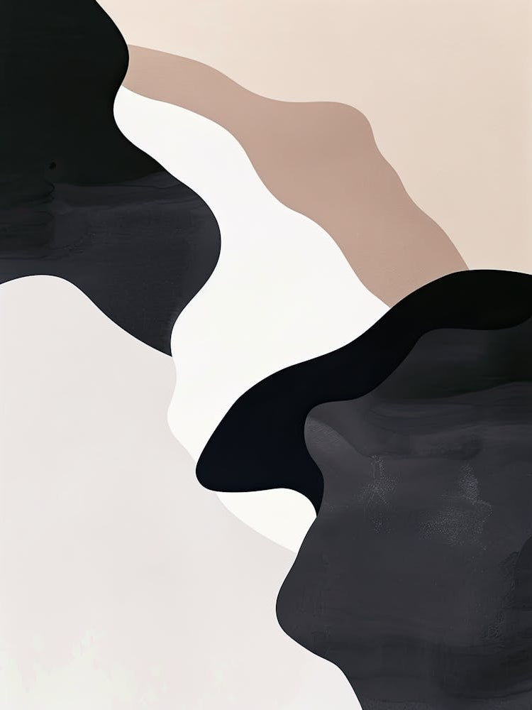 Beige Cascade Minimalist Style