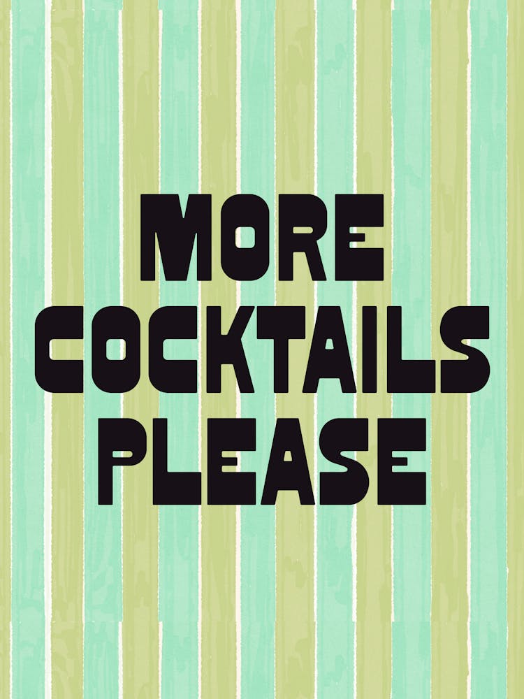 More Cocktails Please! Retro Mod Style Bar or Kitchen Design