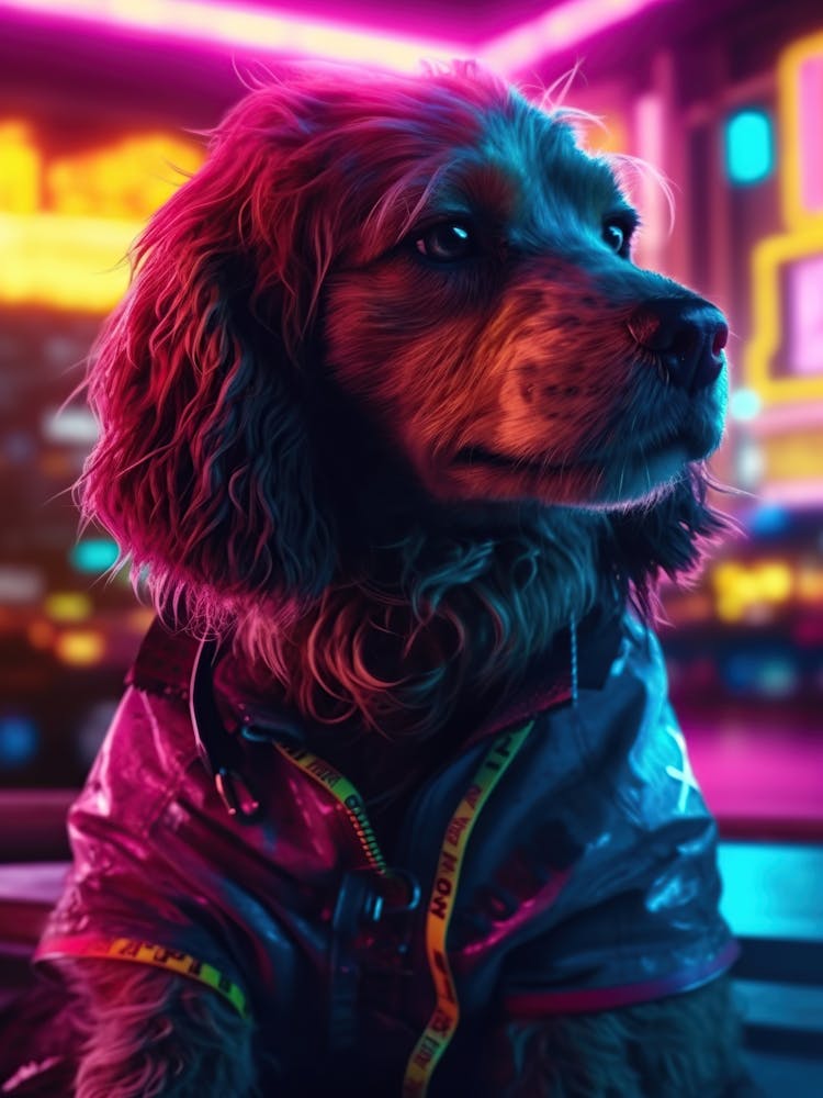 Neon Dog 4