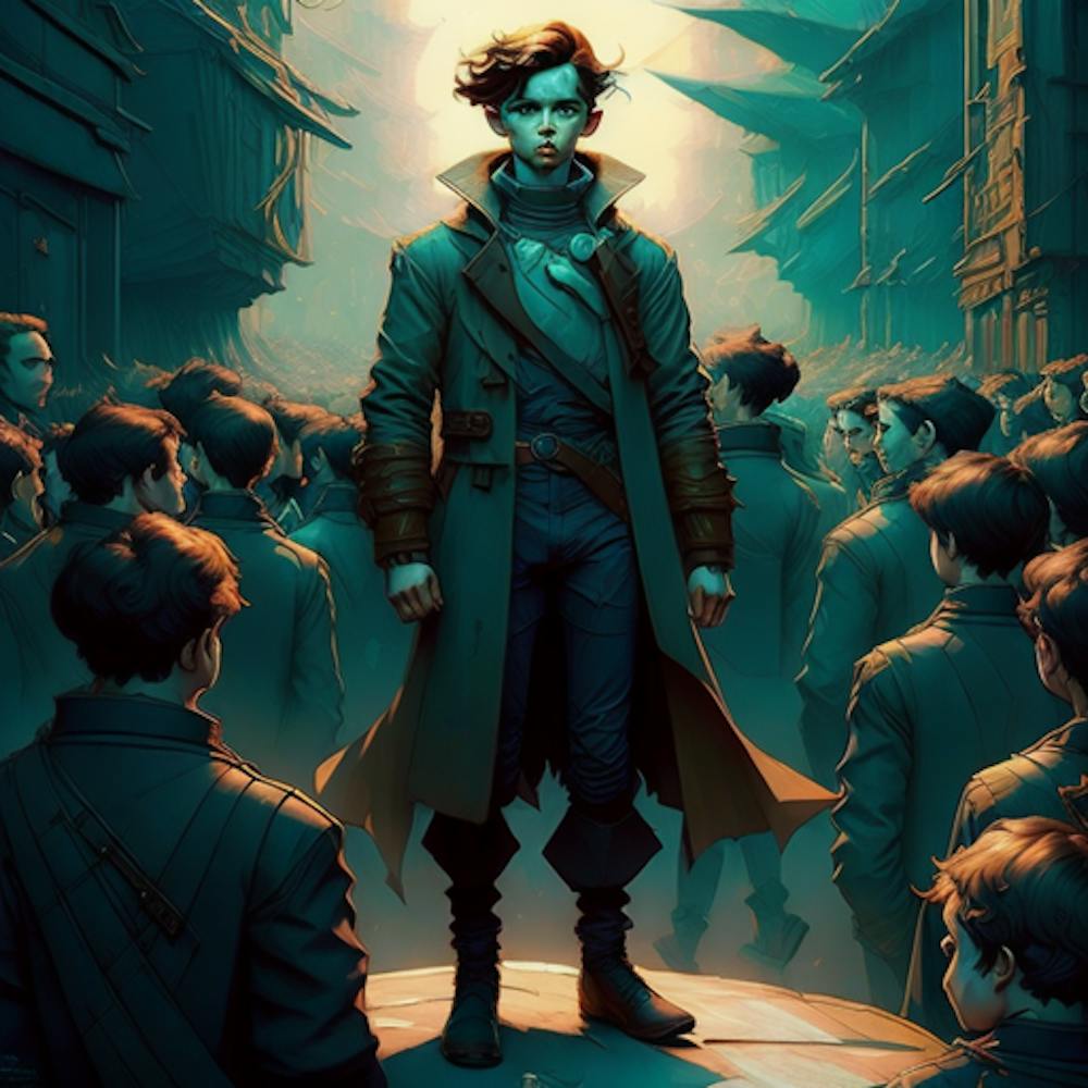 Lost in crowd